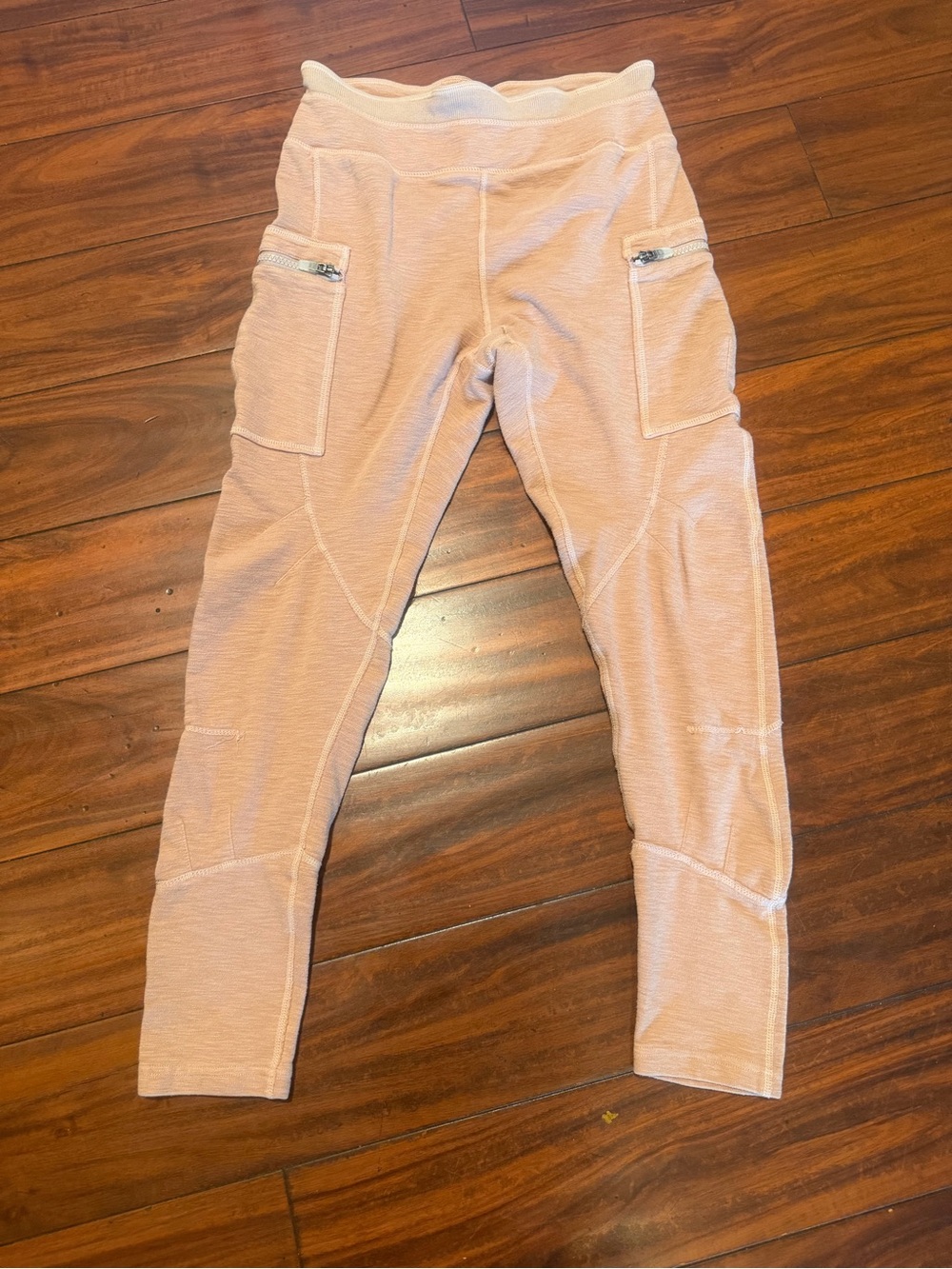 FP Movement by Free People Blush Pink Cargo Pocket Leggings